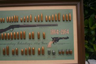 Speer Bullet Board Cartridge Ammo Display 1864 - 1964 3