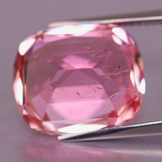 12.  36cts Copper & Manganese Bearing Rare.  Baby Pink Cuprian Elbaite Tourmaline 3