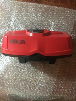 Rare US Version Nintendo 3D Virtual Boy Game System With 4 Games 8