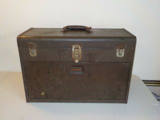 Vintage Kennedy 520 Machinist Tool Box Tool Chest 7 Drawers Usa