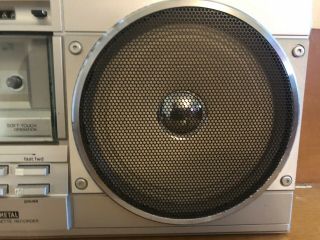 Vintage SHARP GF - 8989 Boombox Old School Ghetto Blaster Great Loud Sound 5