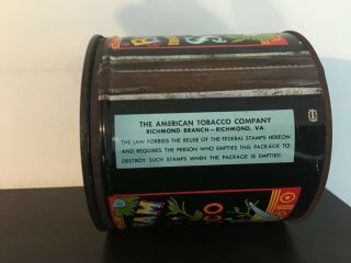 Vintage Buckingham tobacco tin - antique - pipe - cigarette - advertising 4