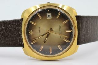 Vintage Bucherer Officially Certified Chronometer Automatic - Runs Needs Work -