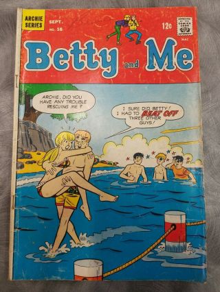 Vintage 16 Betty And Me 12 Cent Archie Comic Low Grade