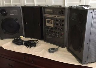 Panasonic Rx - 6400 Am/fm Stereo Radio Cassette Recorder Boombox Rare