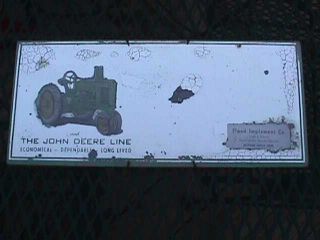 Vintage John Deere Tractor Mirror Flood Implement Newman Grove Nebraska