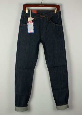 Lvc Levi Vintage Clothing 606 Slims Raw Rigid Jeans Made In Usa Big E
