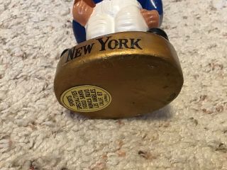 Vintage NY YORK GIANTS 1960 ' s NFL Vintage Football Bobble Head Nodder 6