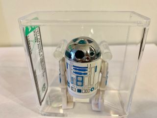 STAR WARS R2 D2 AFA 85 CARD FRESH TAIWAN 1977 KENNER VINTAGE C 3PO DROID LEIA 7