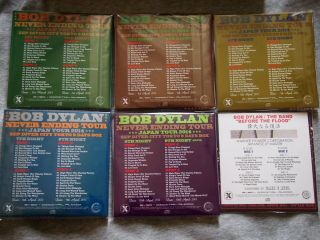 BOB DYLAN NEVER ENDING TOUR JAPAN TOUR 2014 18CD,  2DVD,  2 BONUS CD BOX SET RARE 6