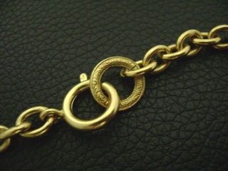 Auth Chanel Vintage Gold CC Round Chain Choker Necklace 6