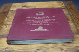 Hmv Gilbert And Sullivan The Pirates Of Penzance 11 Disc Set 78rpm Vintage