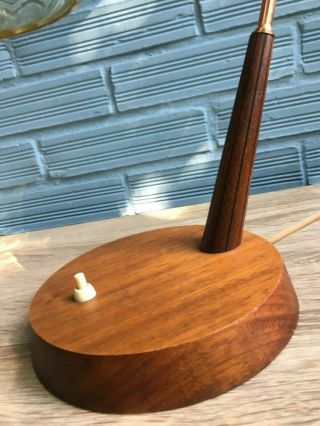 Vintage Antique Art Deco Style Table Lamp Mid Century Design Bedside Light 5