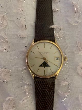 Vintage Girard Perregaux Solid 14k Gold 70s Or 80s Awesome