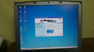 Vintage Dell inspiron 1100 Laptop Windows 2000 operating system oFFice 2000 Game 2