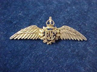 Orig Ww2 " Rcaf " Sweetheart Pilot Wing " Sterling " Smaller Size