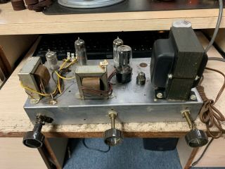 Vintage Zenith Vacuum Tube Integrated Amplifier 6bq5 Se