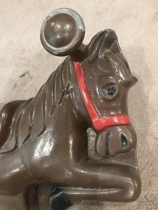 Vintage Spring Horse Pony Gamettime Cast Aluminum Toy Playground 8
