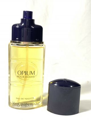 Vintage Yves Saint Laurent Opium 1.  6 oz 50 ml Eau de Toilette Spray Perfume full 2