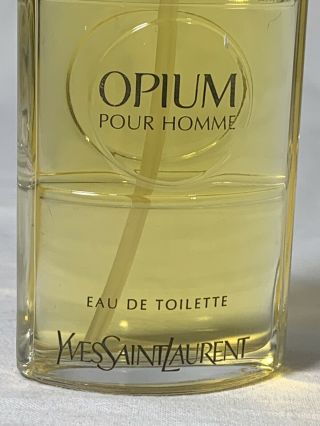 Vintage Yves Saint Laurent Opium 1.  6 oz 50 ml Eau de Toilette Spray Perfume full 5