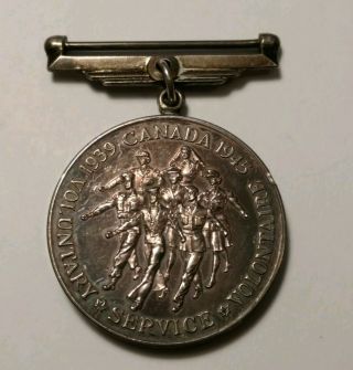 Canada Ww2 1939 - 45 Volunteer Medal 3062