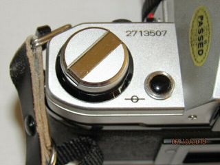 Vintage Canon AE - 1 35mm Film Camera - Black & Chrome Body - 6