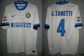 Shirt Inter Maglia 2013 - 2014 Zanetti Nike Jersey Serie A Calcio Italia Vintage