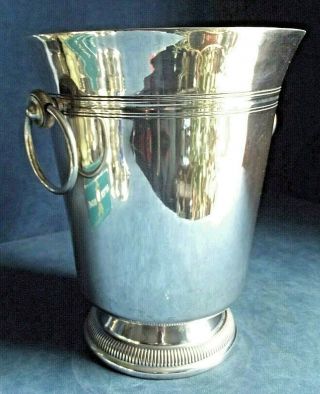 Large Art Deco Style Silver Plated Ice Bucket / Jardiniere C1935