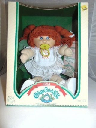1984 Cabbage Patch Doll Red Head Henka Justina