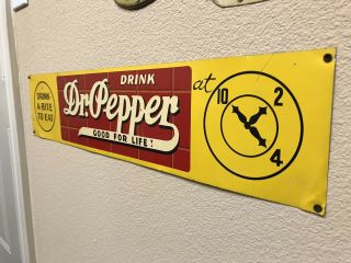 Vintage Advertising Dr.  Pepper Sign 10 2 4,  Soda Pop,  23 