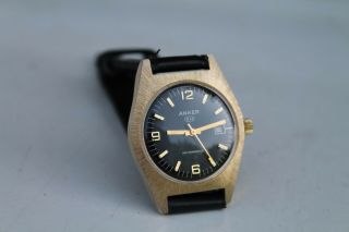 Vintage Old German Anker Ruhla Mens Wrist Watch