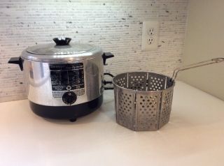 Vintage 1950’s Kitchen Cooker & Deep Fryer Dormeyer 6200 & Basket