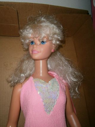 Barbie My Size Doll 1992 Mattel 2517 3 Feet Tall Box & All Accessories 2