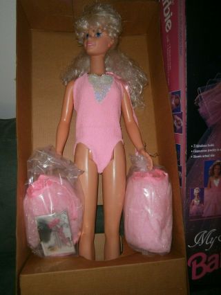 Barbie My Size Doll 1992 Mattel 2517 3 Feet Tall Box & All Accessories 3