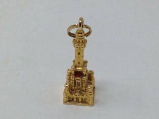 Vintage 14k Wells Gold Chicago Water Tower Pendant Charm