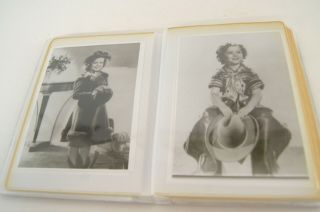Shirley Temple Vintage Mini Album 32 Black and White Photos Images from Movies 7