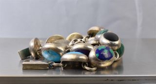 CrazieM Sterling 925 Silver Vintage Southwestern Estate Necklace 18 - 18.  75 x5868 2