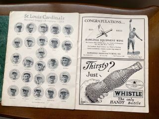 Vintage 1928 World Series Game Program Authentic 4