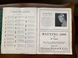 Vintage 1928 World Series Game Program Authentic 5