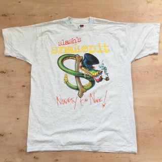 Vintage 90’s Slash’s Snakepit Tee Xxl Athletic Gray Vtg Guns N Roses Conart
