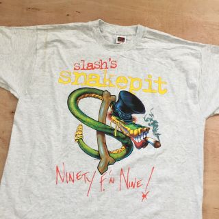 Vintage 90’s Slash’s Snakepit Tee XXL Athletic Gray VTG Guns N Roses Conart 2