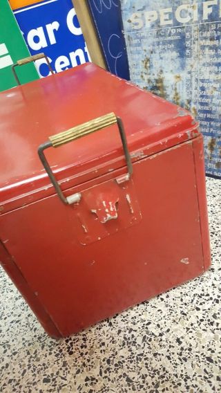 Vintage Coca Cola Metal Cooler Ice Chest Things Go Better With Coke 8