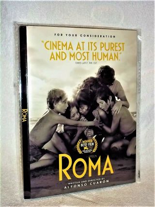 Roma (dvd,  2018) Best Director Alfonso Cuaron Oscar Award Winner Netflix Rare