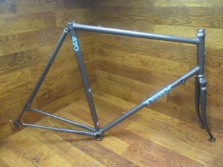 Vintage Trek 420 True Temper Lugged Steel Road Touring Bike Frame Set 60 X 58cm