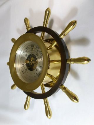 Chelsea Barometer Brass Ship 