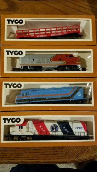 Vintage Tyco Ho Scale Train Model Railroading Complete Set