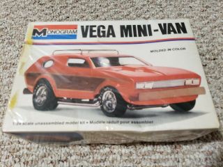 Monogram Vega Mini Van Model 2222 Nos 1977 1/24 Scale Rare