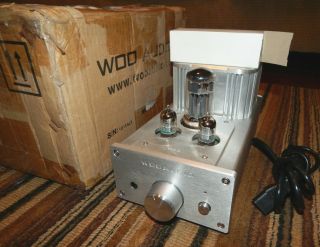 Woo Audio Wa3 Otl Headphone Amp Rare Preamp Out Upgraded Tubes