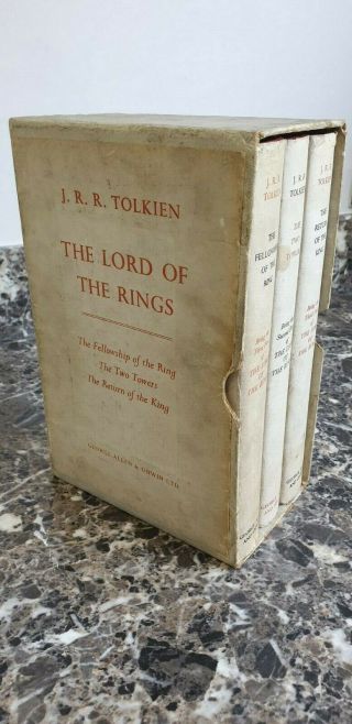 Tolkien: The Lord Of The Rings - Rare 1st Edition Set In Slipcase