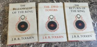 TOLKIEN: THE LORD OF THE RINGS - RARE 1st EDITION SET IN SLIPCASE 4